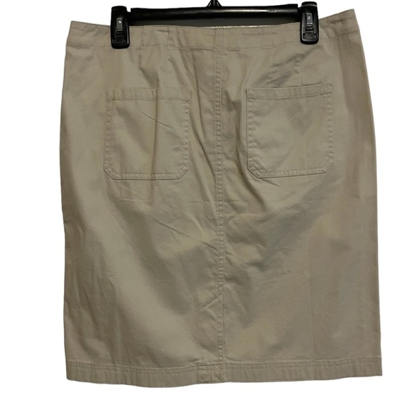 NWT J Jill Live In Chino Pebble Skirt Size 8 - Picture 3 of 5